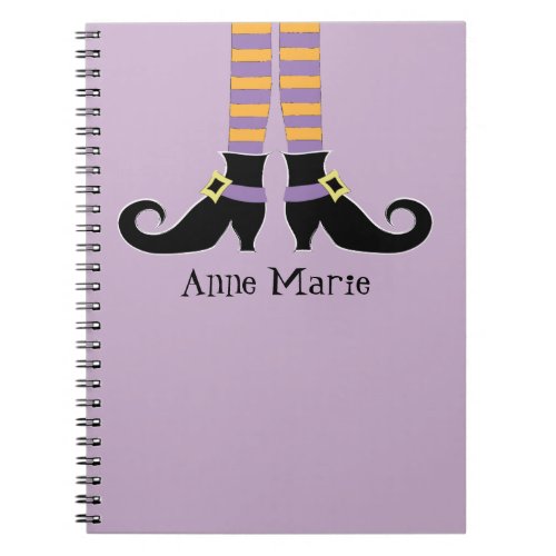 Whimsy Witchs Shoes  Notebook