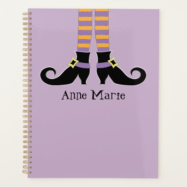 Whimsy Witch's Shoes  Planner (Front)