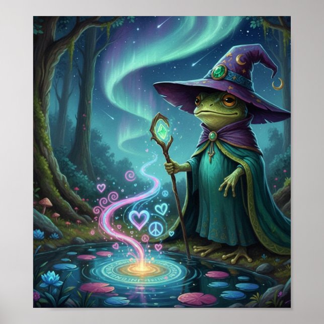 WhimsyFrogWizard2 Poster (Front)