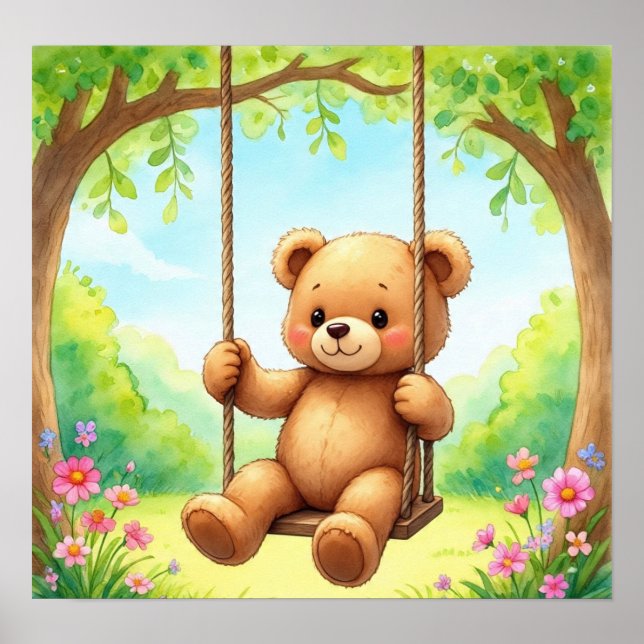 WhimsyTeddyBear  Poster (Front)
