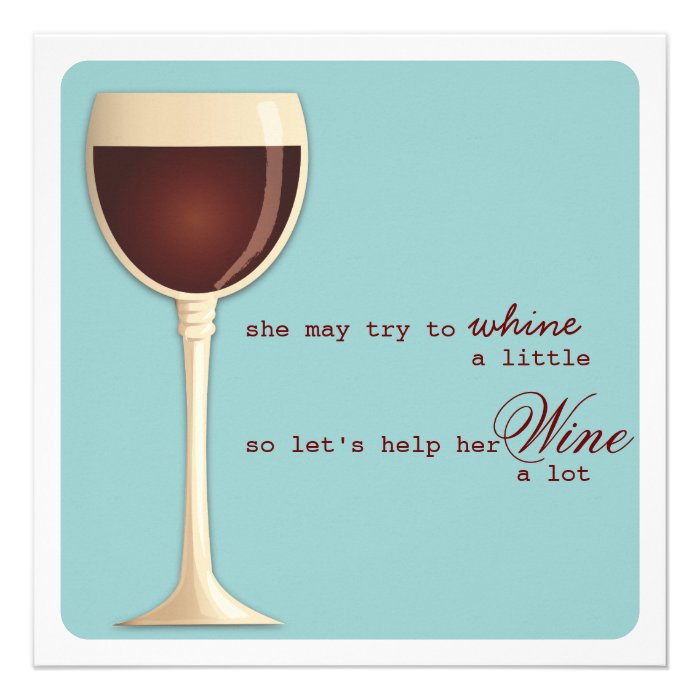 Whine or Wine Milestone Birthday Party Invitation