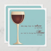 Whine or Wine Milestone Birthday Party Invitation (Front/Back)