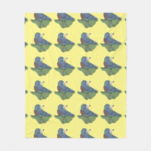 Whio Blue Duck NZ BIRD Fleece Blanket