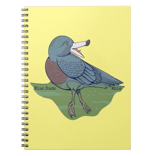 Whio Blue Duck NZ BIRD Notebook