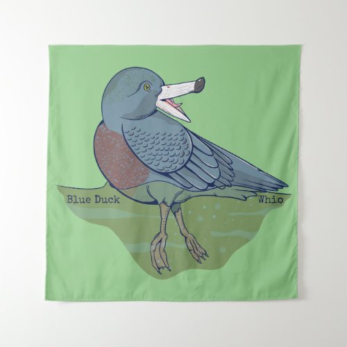 Whio Blue Duck NZ BIRD Tapestry