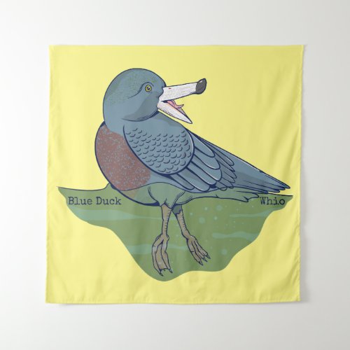 Whio Blue Duck NZ BIRD Tapestry