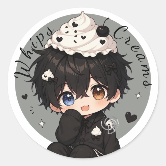 Whip Cream Memories Classic Round Sticker (Front)