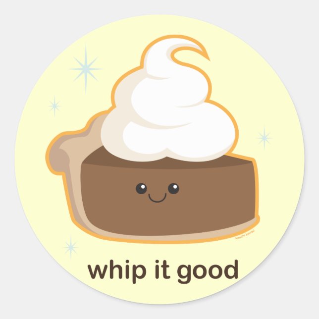 Whip It! Classic Round Sticker (Front)
