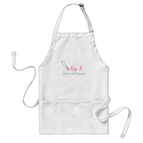 Whip It Whisk Bakery Custom Name Adult Apron