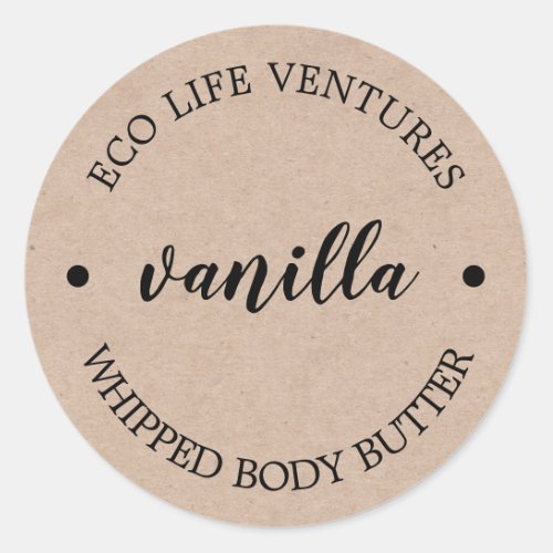 Whipped Body Butter Business Product Labels
