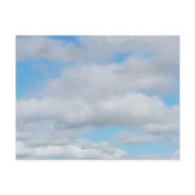 Whipped Cream Clouds Postcard