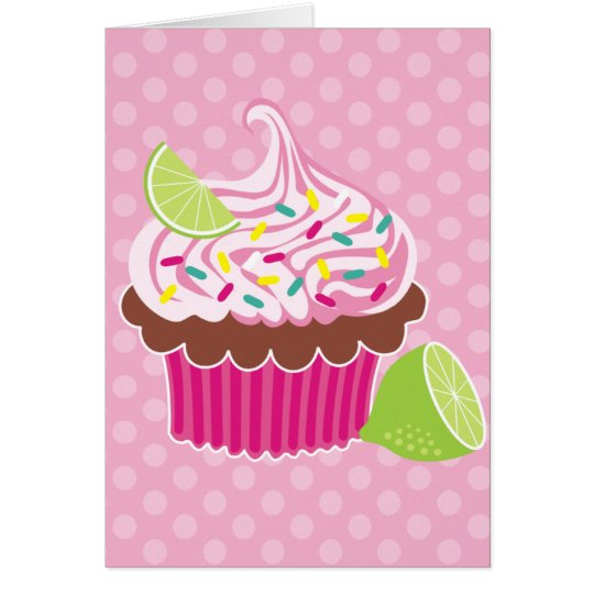 Whipped Cream Cupcake Card