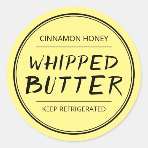 Whipped Flavored Butter Label For Gift Hampers