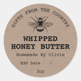 Whipped Honey Butter Labels