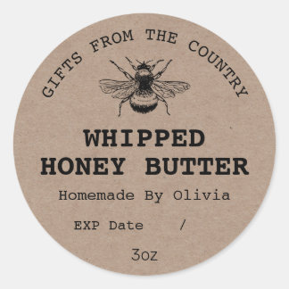 Whipped Honey Butter Labels