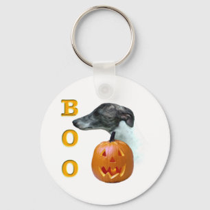 Whippet Boo Keychain