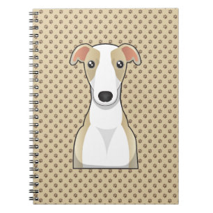 Whippet Cartoon Notebook