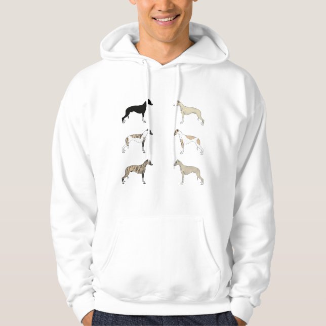 Whippet Colors Hoodie (Front)