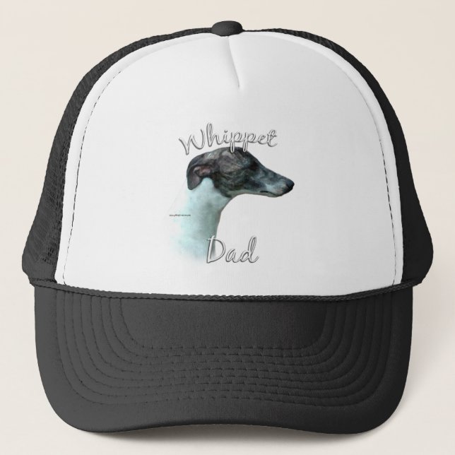 Whippet Dad 2 Trucker Hat (Front)