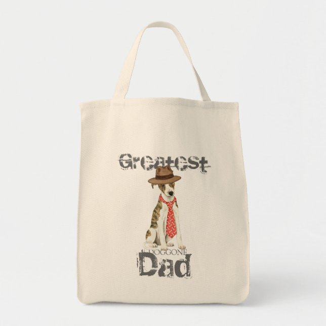 Whippet Dad Tote Bag (Front)