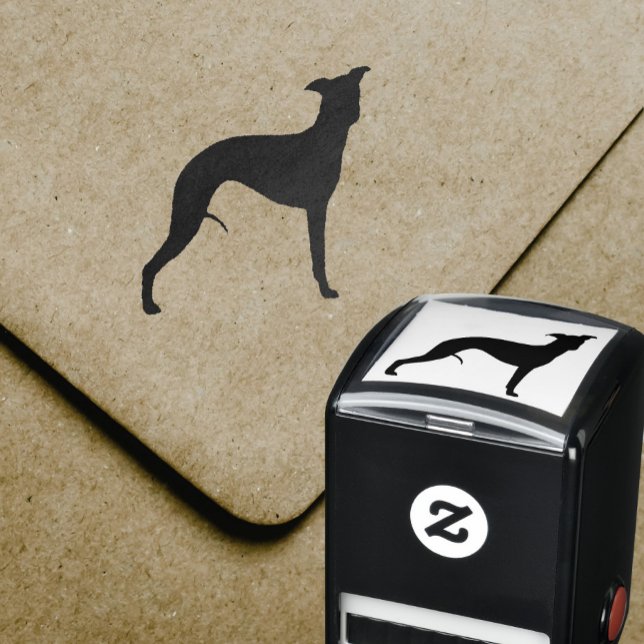 Whippet Dog Breed Silhouette Self-inking Stamp (Creator Uploaded)
