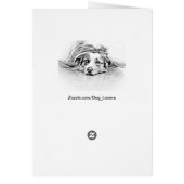 Whippet dog cards (Back)