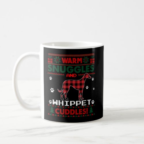 Whippet Dog Christmas Pajama Shirt Ugly Christmas  Coffee Mug