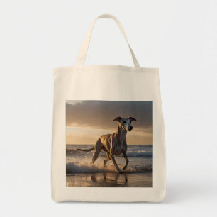 Whippet Elegant Grocery Tote Bag