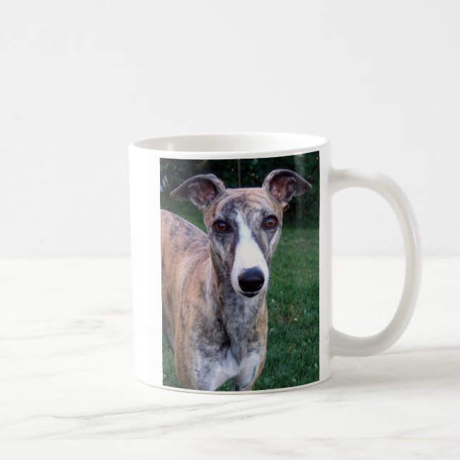 whippet face coffee mug (Right)