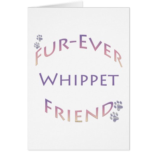 Whippet Furever Friend Cards (Front)