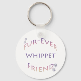Whippet Furever Friend Keychain