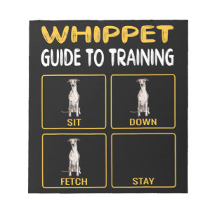 Whippet Guide To Training Dog Obedience Notepad