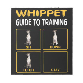 Whippet Guide To Training Dog Obedience Notepad
