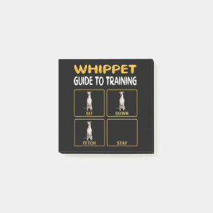 whippet guide to training dog obedience post-it notes