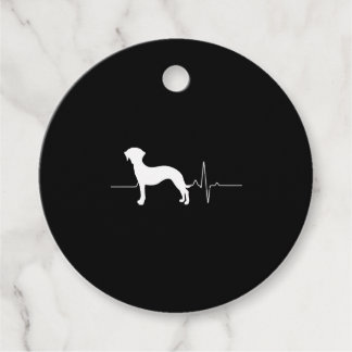 Whippet Heartbeat Favor Tags
