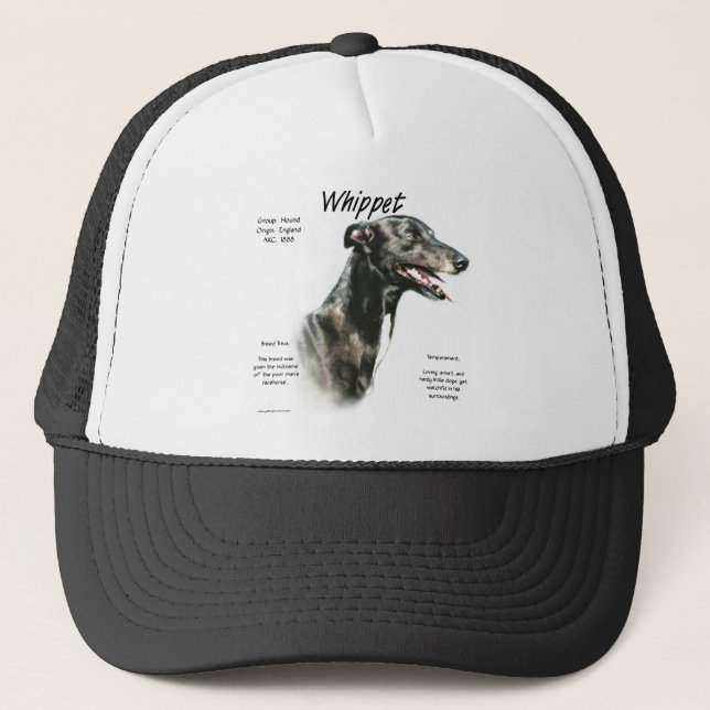 Whippet History Design Trucker Hat (Front)