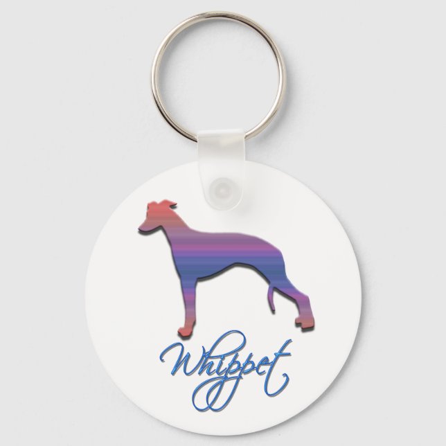 Whippet Key Chain (Front)