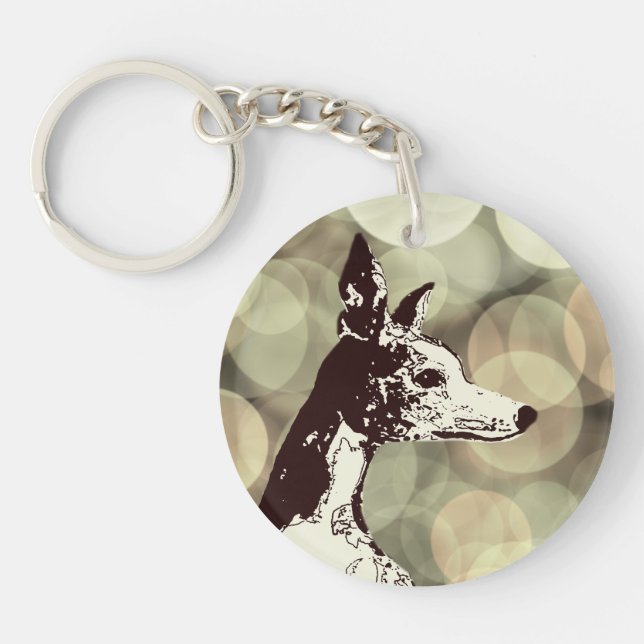 Whippet Keychain (Front)