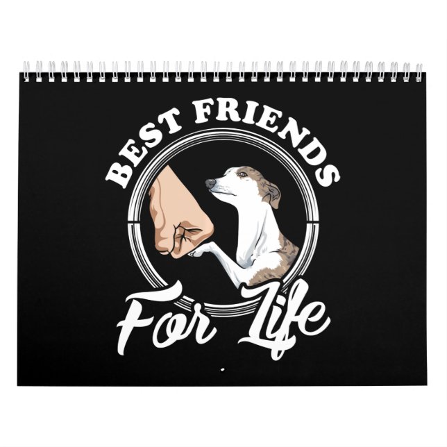 Whippet Lover Gifts Whippet Lovers Sweat Calendar (Cover)