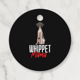 Whippet Mama Favor Tags