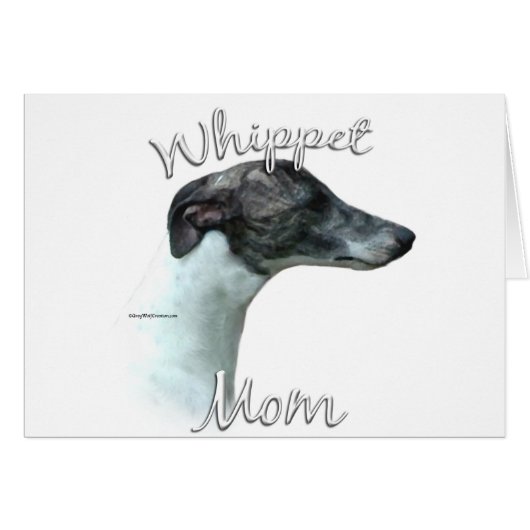 Whippet Mom 2 Cards (Front Horizontal)