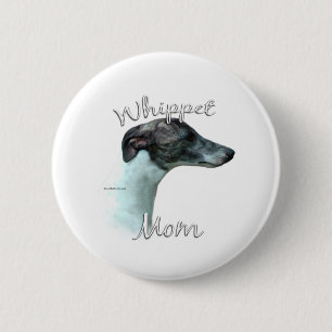 Whippet Mom 2 Pinback Button
