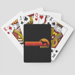 Whippet Owner Dog Design Gift  Whippet Lovers Poker Cards