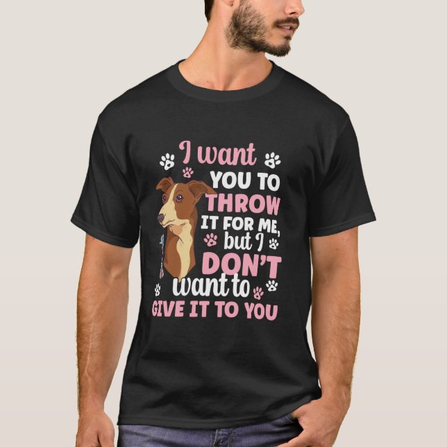 Whippet Owner Funny Whippet Mom Whippet Dad Long S T-Shirt (Front)