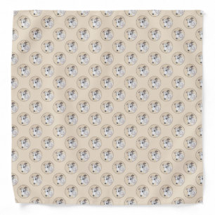 Whippet Painting - Cute Original Dog Art Bandana