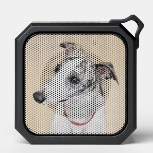 Whippet Painting _ Cute Original Dog Art Bluetooth Speaker