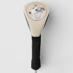 Whippet Painting - Cute Original Dog Art Golf Head Cover at Zazzle