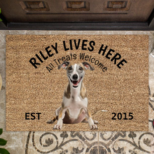 Whippet Personalized Dog Lover Doormat