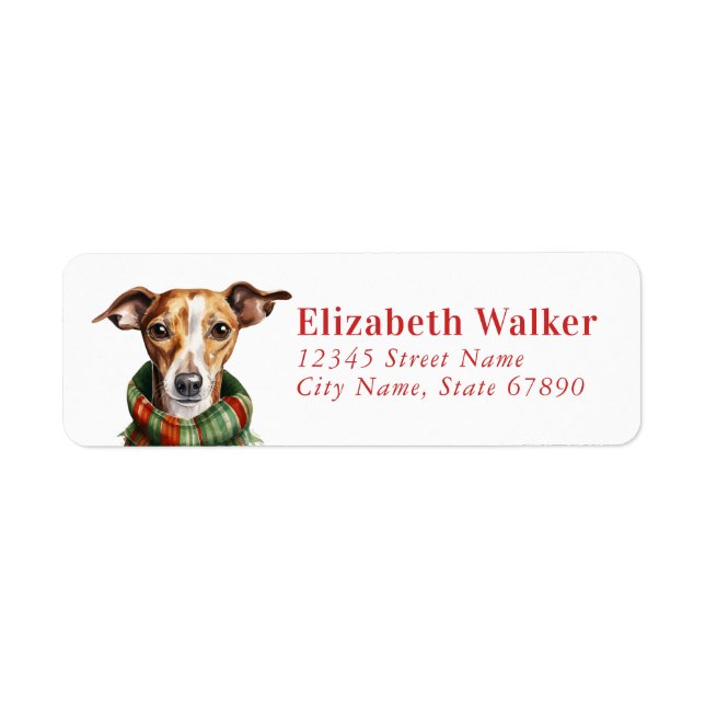 Whippet Return Address Labels (Front)