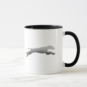 Whippet Running silhouette Mug
